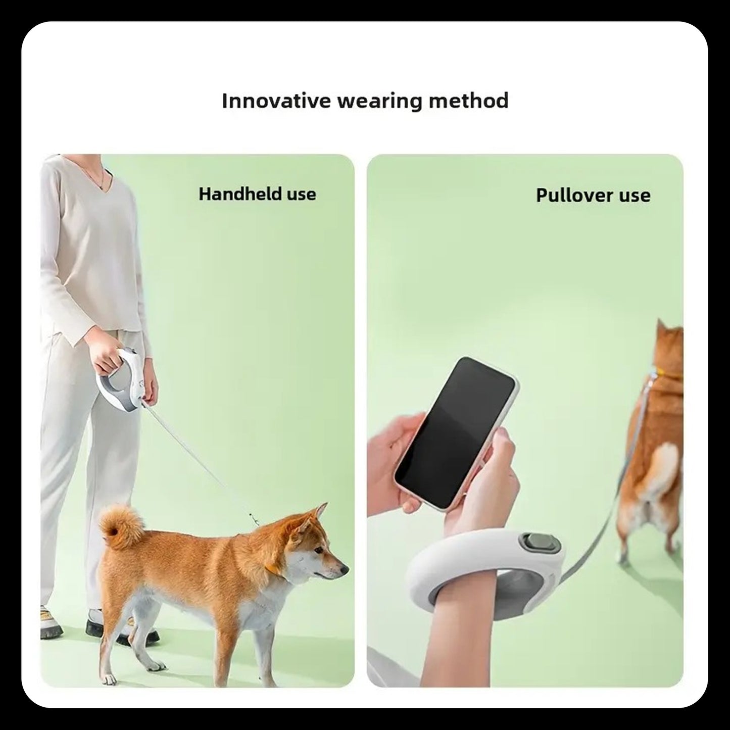 3M Retractable Dog Leash – Durable Nylon Rope Lead for Small & Medium Dogs & Cats
