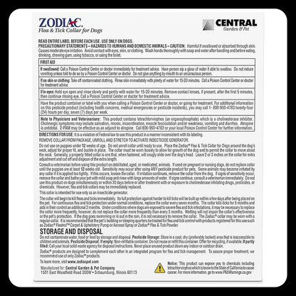 Zodiac Flea and Tick Collar for Small Dogs