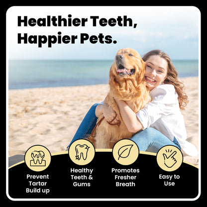Hanu Dental Finger Wipes for Pets - Oral Care Made Easy!