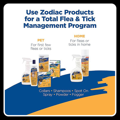 Zodiac Flea & Tick Spray for Dogs, Cats, Puppies & Kittens – 16 fl oz